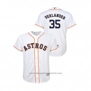 Maglia Baseball Bambino Houston Astros Justin Verlander Cool Base Bianco