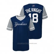 Maglia Baseball Bambino New York Yankees Didi Gregorius 2018 LLWS Players Weekend The Knight Blu