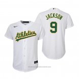 Maglia Baseball Bambino Oakland Athletics Reggie Jackson Replica Primera Bianco