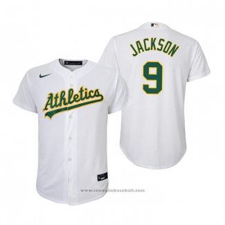 Maglia Baseball Bambino Oakland Athletics Reggie Jackson Replica Primera Bianco