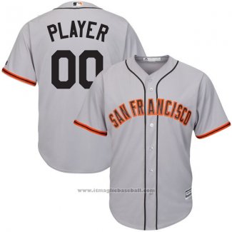 Maglia Baseball Bambino San Francisco Giants Personalizzate Grigio