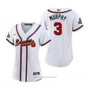 Maglia Baseball Donna Atlanta Braves Dale Murphy 2022 Gold Program Replica Bianco