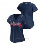 Maglia Baseball Donna Atlanta Braves Replica 2020 Alternato Blu