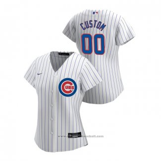 Maglia Baseball Donna Chicago Cubs Personalizzate 2020 Replica Home Bianco