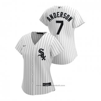 Maglia Baseball Donna Chicago White Sox Tim Anderson 2020 Replica Home Bianco