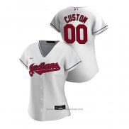 Maglia Baseball Donna Cleveland Indians Personalizzate 2020 Replica Home Bianco