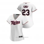 Maglia Baseball Donna Minnesota Twins Nelson Cruz 2020 Replica Home Bianco