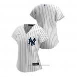 Maglia Baseball Donna New York Yankees Replica 2020 Home Bianco