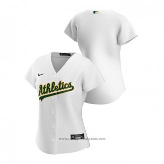 Maglia Baseball Donna Oakland Athletics Replica 2020 Home Bianco