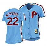 Maglia Baseball Donna Philadelphia Phillies Andrew Mccutchen Cooperstown Collection Road Blu