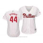 Maglia Baseball Donna Philadelphia Phillies Brandon Workman Cool Base Home Bianco