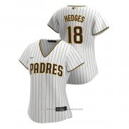 Maglia Baseball Donna San Diego Padres Austin Hedges Replica 2020 Home Bianco