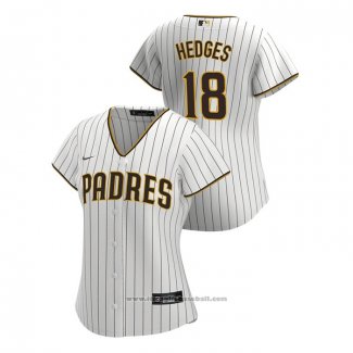 Maglia Baseball Donna San Diego Padres Austin Hedges Replica 2020 Home Bianco