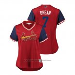 Maglia Baseball Donna St. Louis Cardinals Adam Wainwright 2020 Replica Alternato Blu