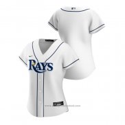 Maglia Baseball Donna Tampa Bay Rays Replica 2020 Home Bianco