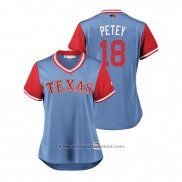 Maglia Baseball Donna Texas Rangers Drew Robinson 2018 LLWS Players Weekend Petey Blu