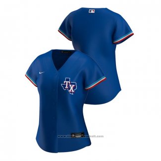 Maglia Baseball Donna Texas Rangers Replica 2020 Alternato Blu