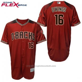 Maglia Baseball Uomo Arizona Diamondbacks 16 Chris Owings 2017 Flex Base