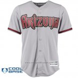 Maglia Baseball Uomo Arizona Diamondbacks Grigio Cool Base1