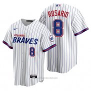 Maglia Baseball Uomo Atlanta Braves Eddie Rosario Replica 2021 City Connect Bianco