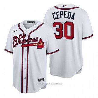 Maglia Baseball Uomo Atlanta Braves Orlando Cepeda Hispanic Heritage Autentico Bianco