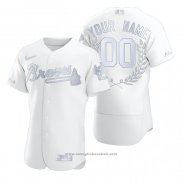 Maglia Baseball Uomo Atlanta Braves Personalizzate Awards Collection Bianco