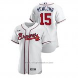 Maglia Baseball Uomo Atlanta Braves Sean Newcomb Autentico Bianco