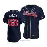 Maglia Baseball Uomo Atlanta Braves Tyler Matzek Autentico Alternato Blu