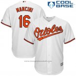 Maglia Baseball Uomo Baltimore Orioles 16 Trey Mancini Bianco Cool Base