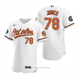 Maglia Baseball Uomo Baltimore Orioles Jahmai Jones Autentico Bianco