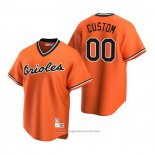 Maglia Baseball Uomo Baltimore Orioles Personalizzate Cooperstown Collection Alternato Arancione