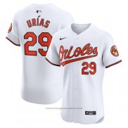 Maglia Baseball Uomo Baltimore Orioles Ramon Urias Home Elite Bianco