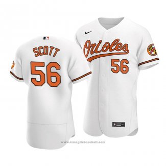 Maglia Baseball Uomo Baltimore Orioles Tanner Scott Autentico Primera Bianco