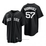 Maglia Baseball Uomo Boston Red Sox Eduardo Rodriguez Replica 2021 Nero