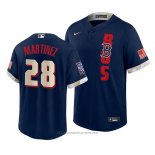 Maglia Baseball Uomo Boston Red Sox J.d. Martinez Autentico Bianco