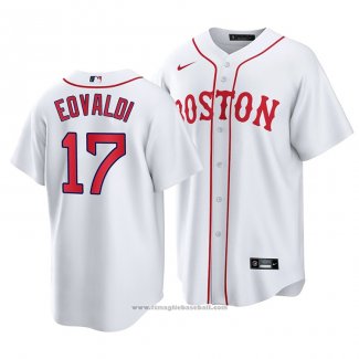 Maglia Baseball Uomo Boston Red Sox Nathan Eovaldi Replica 2021 Bianco