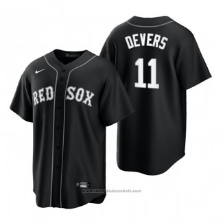 Maglia Baseball Uomo Boston Red Sox Rafael Devers Replica 2021 Nero