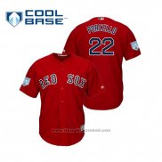 Maglia Baseball Uomo Boston Red Sox Rick Porcello Cool Base Allenamento Primaverile 2019 Rosso