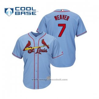 Maglia Baseball Uomo Cardinals Luke Weaver Cool Base Alternato Horizon Blue