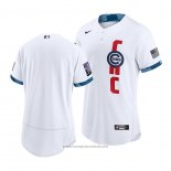 Maglia Baseball Uomo Chicago Cubs 2021 All Star Autentico Bianco