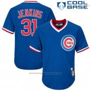 Maglia Baseball Uomo Chicago Cubs 31 Fergie Jenkins Cool Base