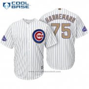 Maglia Baseball Uomo Chicago Cubs 75 Jacob Hannemann Bianco Or Cool Base