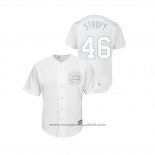 Maglia Baseball Uomo Chicago Cubs Pedro Strop 2019 Players Weekend Stropy Replica Bianco