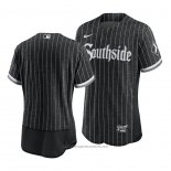 Maglia Baseball Uomo Chicago White Sox 2021 City Connect Autentico Nero