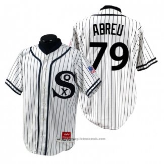 Maglia Baseball Uomo Chicago White Sox Jose Abreu 1990 Turn Back The Clock Bianco