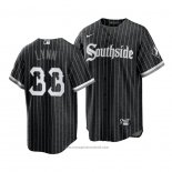 Maglia Baseball Uomo Chicago White Sox Lance Lynn 2021 City Connect Replica Nero