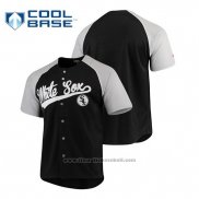 Maglia Baseball Uomo Chicago White Sox Personalizzate Stitches Nero Grigio