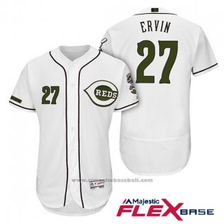 Maglia Baseball Uomo Cincinnati Reds 27 Phillip Ervin 2018 Alternato Autentico Flex Base