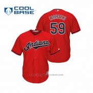 Maglia Baseball Uomo Cleveland Indians Carlos Carrasco Cool Base Alternato 2019 Rosso