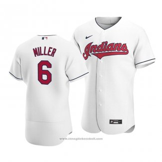 Maglia Baseball Uomo Cleveland Indians Owen Miller Autentico Home Bianco